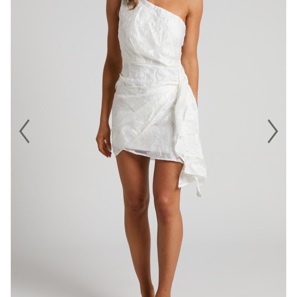 SHOWPO White One-Shoulder Dress